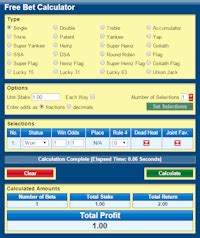 old bet calculator